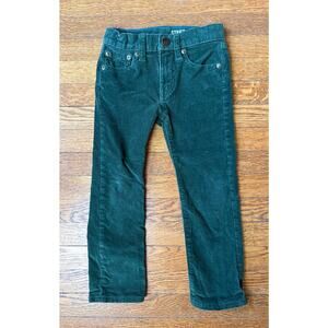 Crewcuts Boys' Green Corduroy Pants Size 4